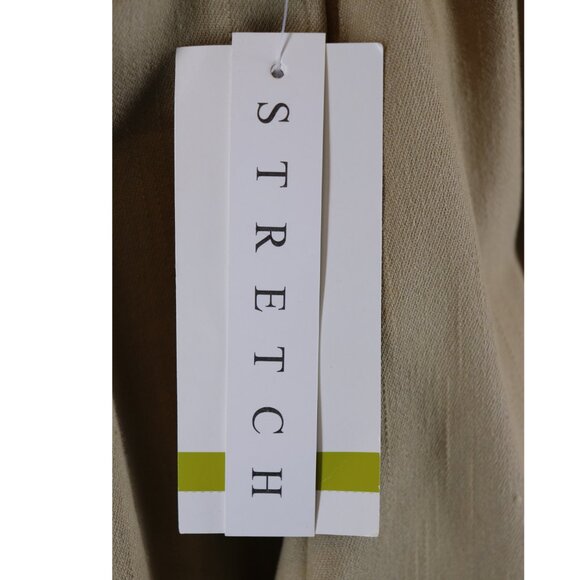 Alfred Dunner Taste Of Morocco Womens Beige Pull On Pants W/ Pockets Tag Size 14 - Picture 5 of 9